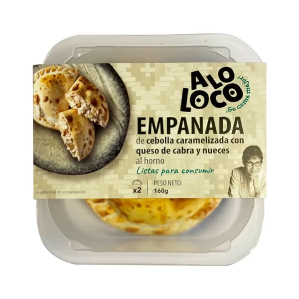 Empanadas queso cabra, nueces y cebolla caramel. 2 x 80 g. - 0.16 kg - Imagen del producto en Findit