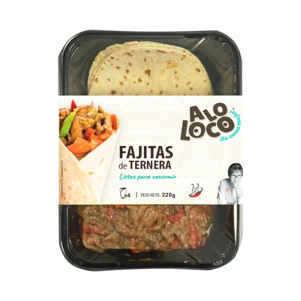 ALOLOCO Fajita de ternera 220 g. - 0.22 kg - Imagen del producto en Findit