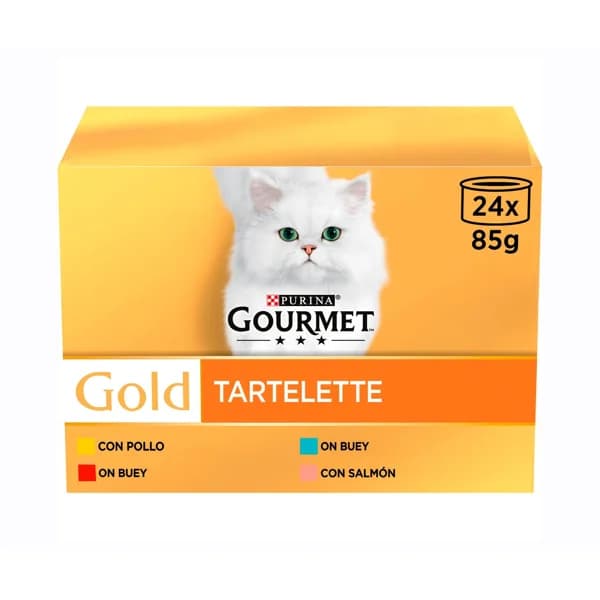PURINA GOURMET Alimento para gatos húmedo PURINA GOURMET 24 uds. x 85 g. - 2.04 kg - Imagen del producto en Findit