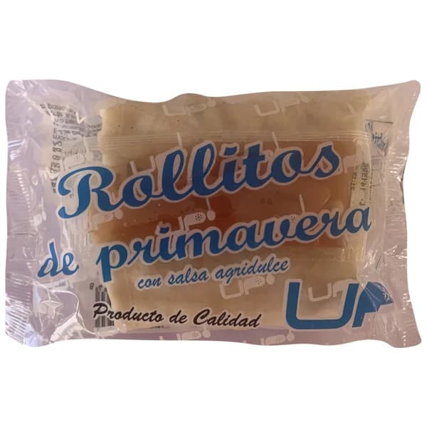 Rollitos de primavera congelados, con salsa agridulce UP! 160 g. - 0.18 kg - Imagen del producto en Findit