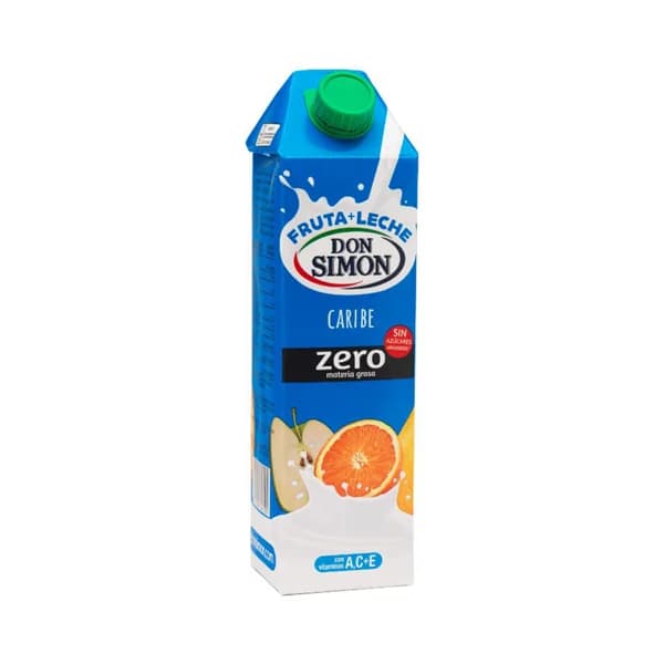 Bebida de leche y zumo de frutas caribeñas y 0% materia grasa DON SIMON Funciona max 1 l. - 1 l - Imagen del producto en Findit