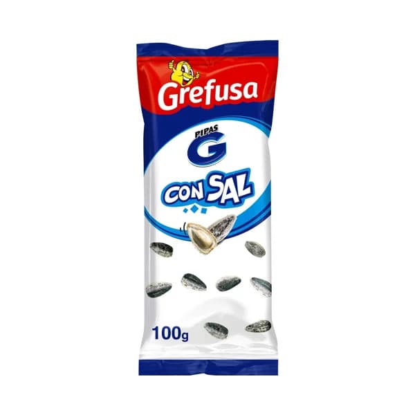 GREFUSA Pipas G con sal GREFUSA 100 gr. - 0.1 kg - Imagen del producto en Findit