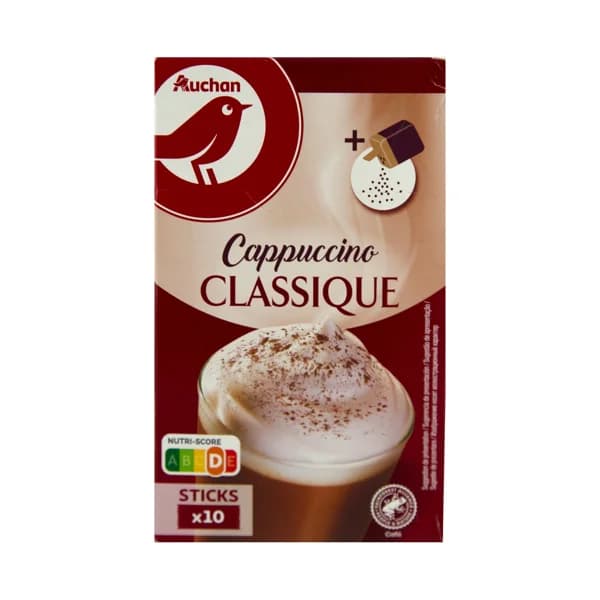 PRODUCTO ALCAMPO Café soluble Capuccino 10 sticks 147 g. - 0.15 kg - Imagen del producto en Findit