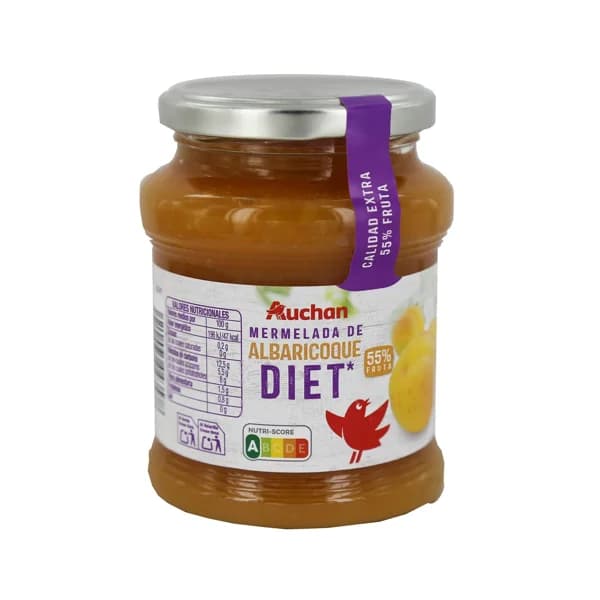PRODUCTO ALCAMPO Mermelada de albaricoque Diet sin azúcares añadidos PRODUCTO ALCAMPO 350 gr. - 0.35 kg - Imagen del producto en Findit