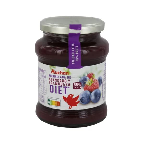 PRODUCTO ALCAMPO Mermelada de arándanos y frambuesa sin azúcares añadidos Diet PRODUCTO ALCAMPO 350 gr. - 0.35 kg - Imagen del producto en Findit