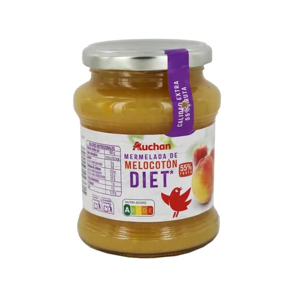 PRODUCTO ALCAMPO Mermelada de melocotón Diet sin azúcares añadidos PRODUCTO ALCAMPO 350 gr. - 0.35 kg - Imagen del producto en Findit