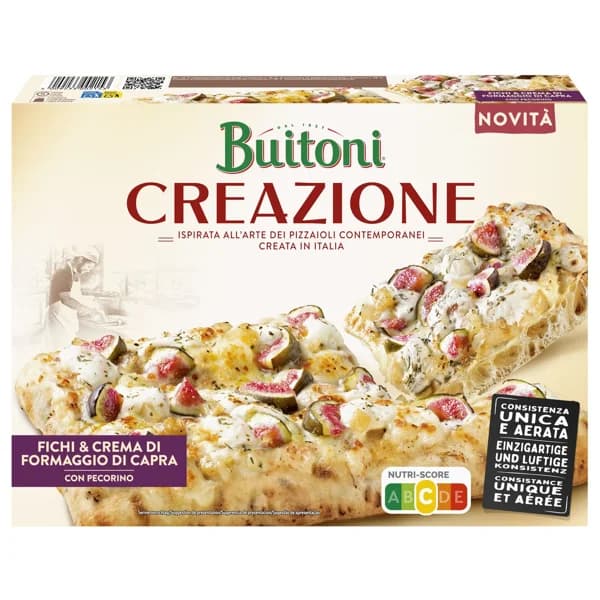 BUITONI Creazione Pizza congelada con higos y queso crema de cabra 460 g. - 0.46 kg - Imagen del producto en Findit