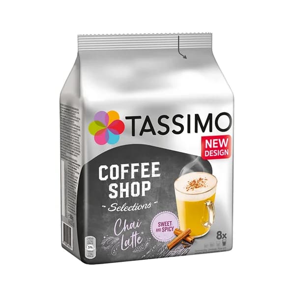 TASSIMO CHAI LATTE en cápsulas Té con sabor a especias Indias 8 uds.188 g. - 0.19 kg - Imagen del producto en Findit
