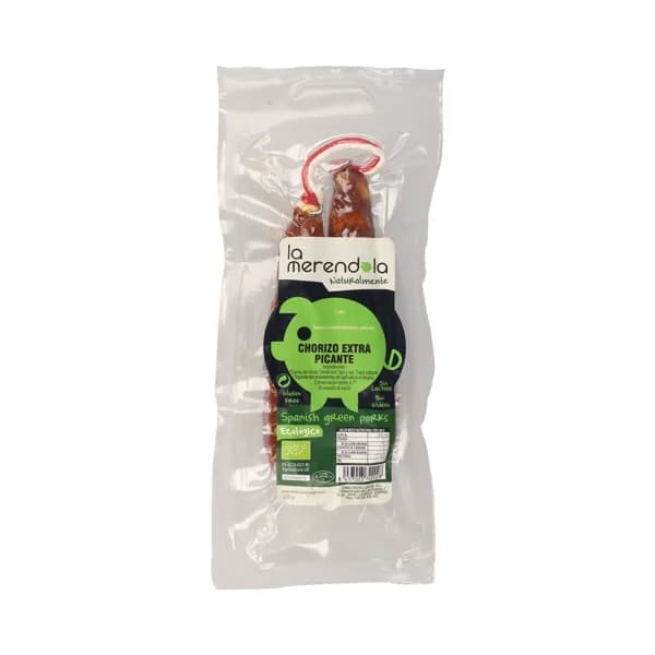 LA MERENDOLA Chorizo sarta picante ecológico LA MERENDOLA 200 g. - 0.2 kg - Imagen del producto en Findit