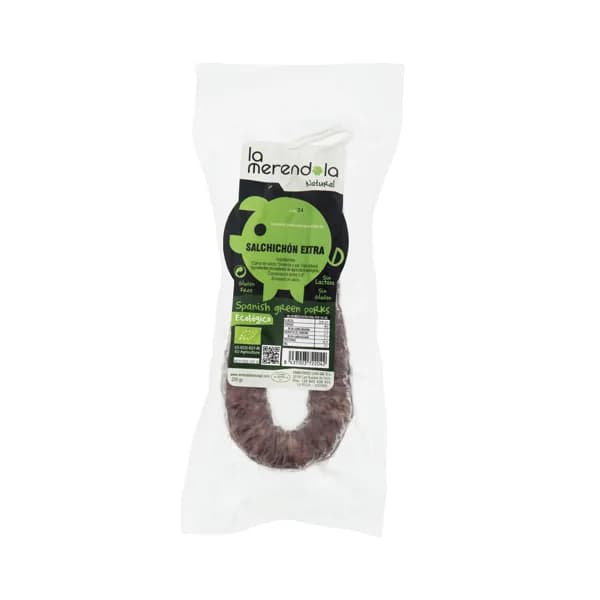 LA MERENDOLA Salchichón sarta ecológico LA MERENDOLA 200 g. - 0.2 kg - Imagen del producto en Findit