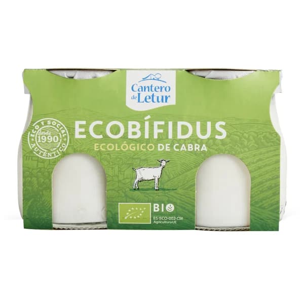 CANTERO DE LETUR Yogur ecológico de cabra CANTERO DE LETUR pack 2 x 125 g. - 0.25 kg - Imagen del producto en Findit