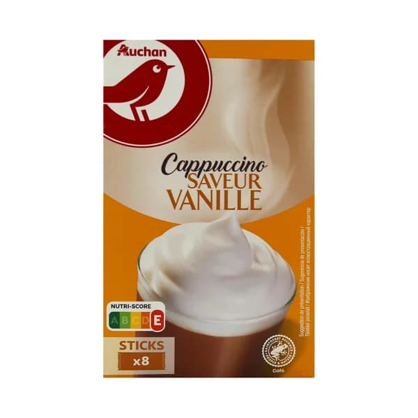 PRODUCTO ALCAMPO Café soluble Capuccino vainilla 8 sticks 144 g. - 0.14 kg - Imagen del producto en Findit