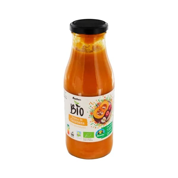 ALCAMPO CULTIVAMOS LO BUENO ECOLÓGICO Bio Crema de calabaza con manzana de cultivo ecológico bote 500 ml. - 0.5 l - Imagen del producto en Findit