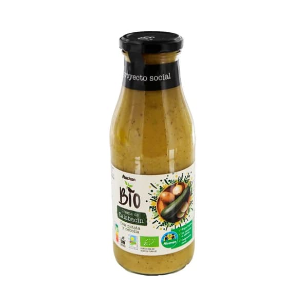 ALCAMPO CULTIVAMOS LO BUENO ECOLÓGICO Bio Crema de calabacín con patata y cebolla ecológicas bote 500 ml. - 0.5 l - Imagen del producto en Findit
