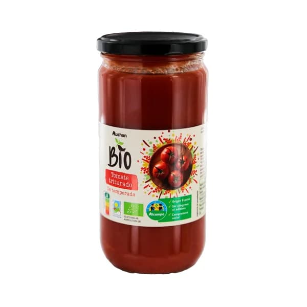 ALCAMPO CULTIVAMOS LO BUENO ECOLÓGICO Bio Tomate triturado ecológico de temporada, origen España bote 660 g. - 0.66 kg - Imagen del producto en Findit