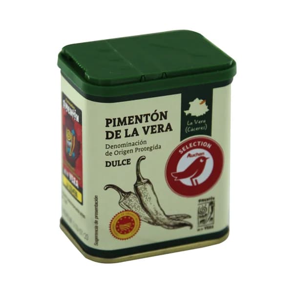 PRODUCTO ALCAMPO Pimentón de la Vera dulce Denominación de Origen Protegida PRODUCTO ALCAMPO 75 g. - 0.08 kg - Imagen del producto en Findit