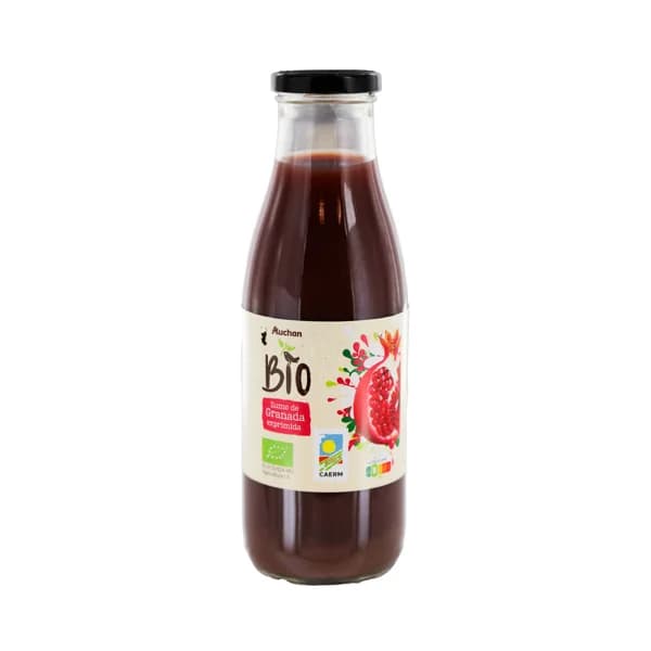 PRODUCTO ALCAMPO Bio Zumo de granada exprimida procedente de agricultura ecológica bote 75 cl. - 0.75 l - Imagen del producto en Findit