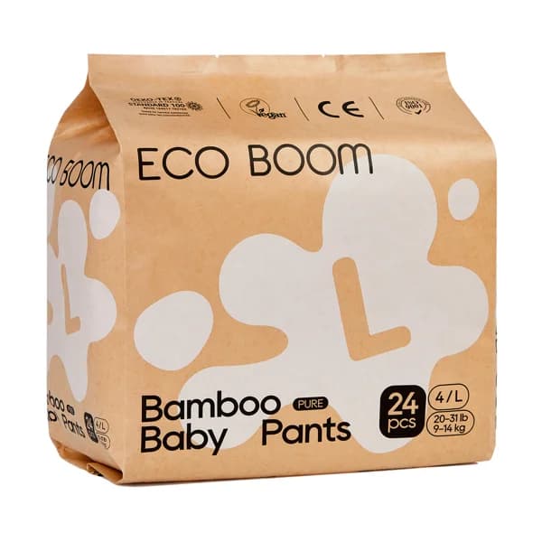 ECO BOOM Pants (braguitas) de aprendizaje talla L 4 (9-14 kg) 24 uds. - 1 ud - Imagen del producto en Findit
