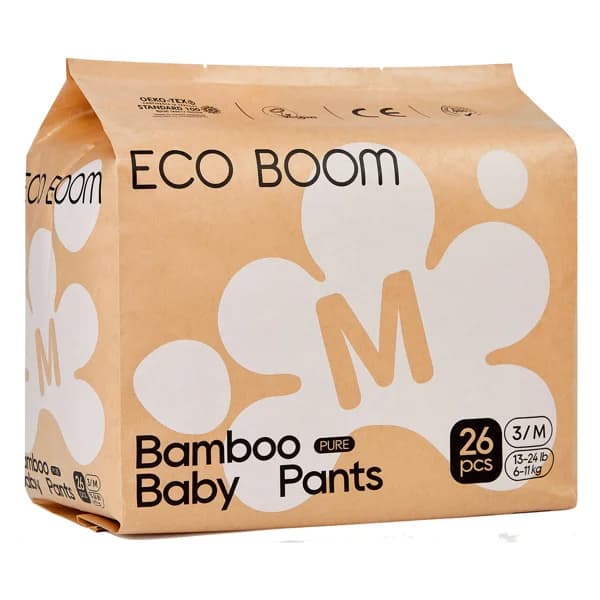 ECO BOOM Pants (braguitas) de aprendizaje talla M (3) (6-11 kg) 26 uds. - 1 ud - Imagen del producto en Findit