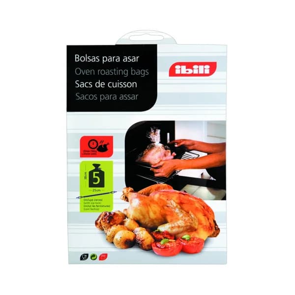 Bolsas de horno de 25x38 centímetros IBILI paquete de 5 unidades. - 1 ud - Imagen del producto en Findit