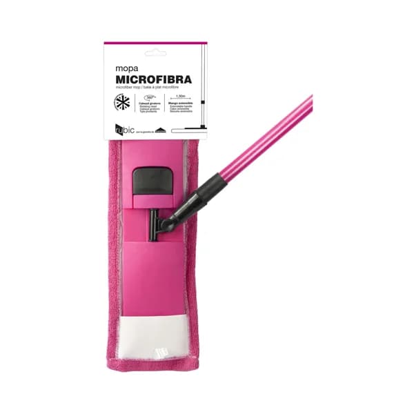 ROZENBAL Basic Mopa atrapapolvo multiusos con mango extensible (130 cm) y cabezal giratorio 360º. - 1 ud - Imagen del producto en Findit