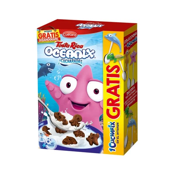 CUÉTARA, TOSTA RICA Galletas cucharadas Oceanix 320 g. - 0.32 kg - Imagen del producto en Findit