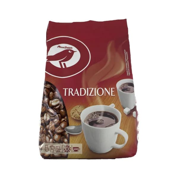 PRODUCTO ALCAMPO Café en grano natural Tradición 500 g. - 0.5 kg - Imagen del producto en Findit