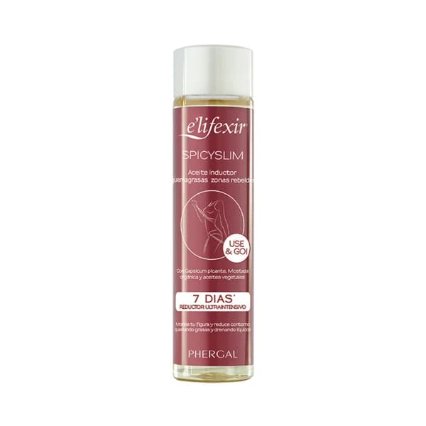 E´LIFEXIR Spicyslim Aceite quemagrasa, específico para zonas rebledes 150 ml. - 0.1 l - Imagen del producto en Findit