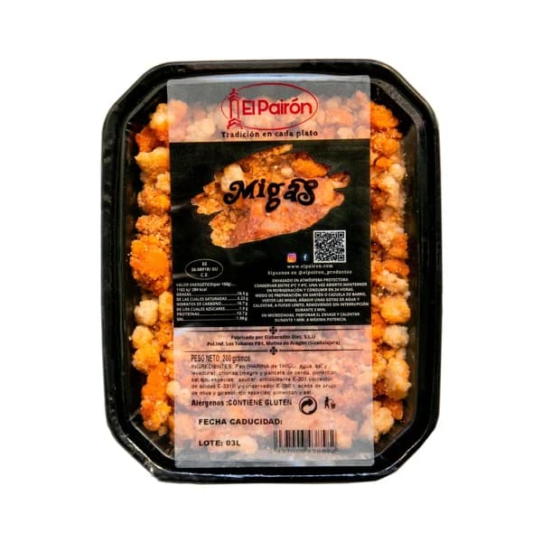 EL PAIRÓN Migas 200 g. - 0.2 kg - Imagen del producto en Findit