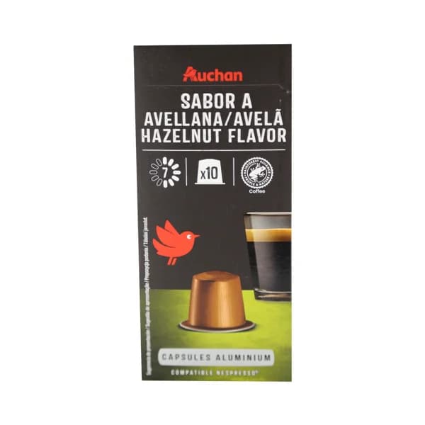 PRODUCTO ALCAMPO Café en cápsulas sabor avellana I7, 10 uds. - 0.05 kg - Imagen del producto en Findit