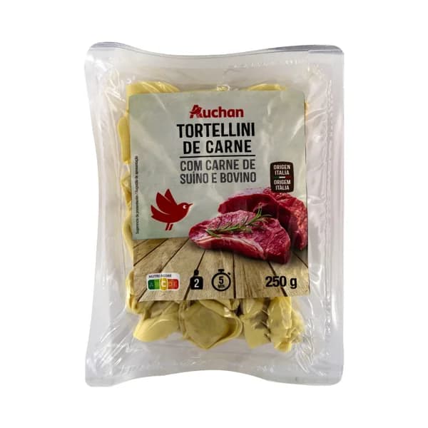 PRODUCTO ALCAMPO Tortellini de pasta al huevo con carne de vacuno 250 g. - 0.25 kg - Imagen del producto en Findit