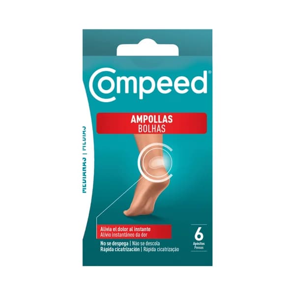 COMPEED Apósito antiampollas de tamaño mediano COMPEED 6 uds. - 1 ud - Imagen del producto en Findit