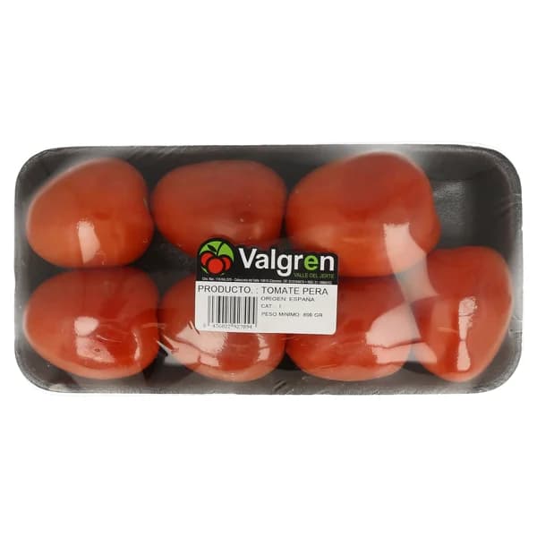 Tomate pera bandeja de 800 g. - 0.8 kg - Imagen del producto en Findit