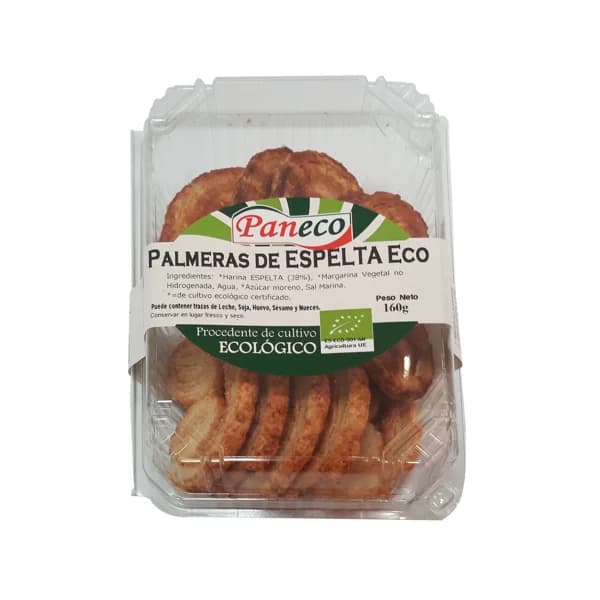 PANECO Palmeras de espelta ecológicas PANECO 160 g. - 0.16 kg - Imagen del producto en Findit