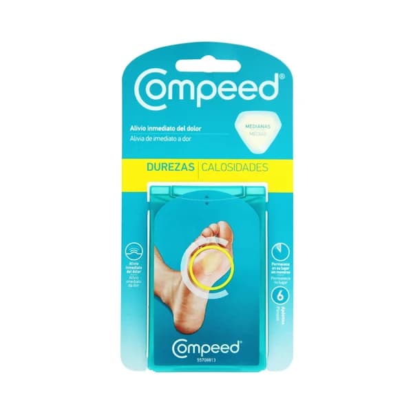 COMPEED Apósitos anti-durezas, con acción alivio inmediato dolor COMPEED 6 uds - 1 ud - Imagen del producto en Findit
