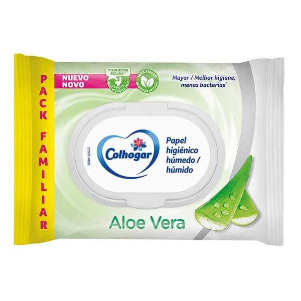 COLHOGAR Papel higiénico húmedo aloe 80 uds - 1 ud - Imagen del producto en Findit
