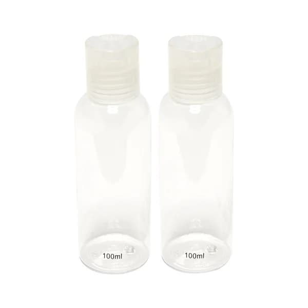 COSMIA Botellas vacias para guardar líquidos en los viajes COSMIA 2 x 100 ml. - 1 ud - Imagen del producto en Findit