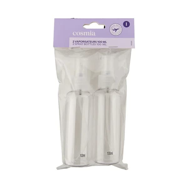 COSMIA Vaporizadores (100 ml) vacios, especial avión 2 uds. - 1 ud - Imagen del producto en Findit