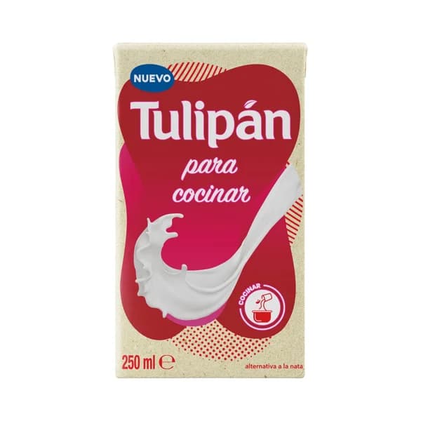 TULIPÁN Mezcla de proteínas de lentejas y grasas y aceites vegetales (15%) para cocinar 250 ML. - 0.25 l - Imagen del producto en Findit
