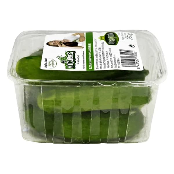 FRESQUIA Pepinos snack, bandeja 250 g. - 0.25 kg - Imagen del producto en Findit