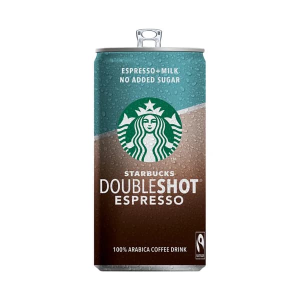 STARBUCKS Doubleshot Bebida de café espresso con un toque de leche y sin azúcar 200 ml. - 0.2 l - Imagen del producto en Findit