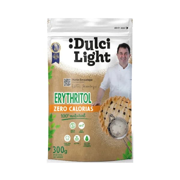 DULCILIGHT Edulcorante (Erythritol) 100% natural, zero calorias 300 g. - 0.3 kg - Imagen del producto en Findit