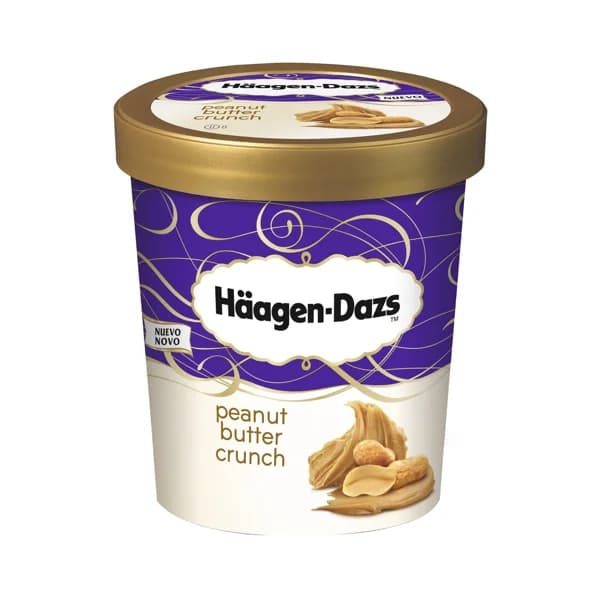 HÄAGEN-DAZS Tarrina de helado de crema crujiente de cacahuete 400 g. - 0.46 l - Imagen del producto en Findit