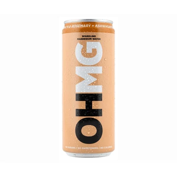 OHMG Agua con gas magnesio, melecotón, romero y ashwag 250 ml. - 0.25 l - Imagen del producto en Findit
