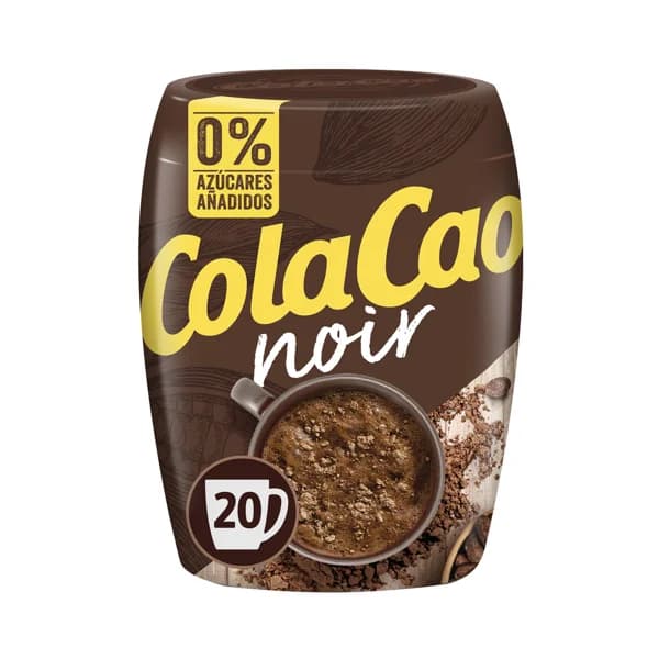 COLACAO NOIR  Cacao negro 50% en polvo, soluble y sin azúcares añadidos 300 g. - 0.3 kg - Imagen del producto en Findit