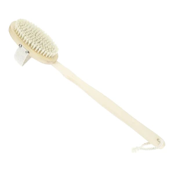 COSMIA Cepillo de masaje con estructura de madera, para baño o ducha COSMIA - 1 ud - Imagen del producto en Findit
