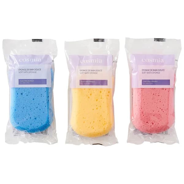 COSMIA Esponja de baño suave para todo tipo de pieles. - 1 ud - Imagen del producto en Findit