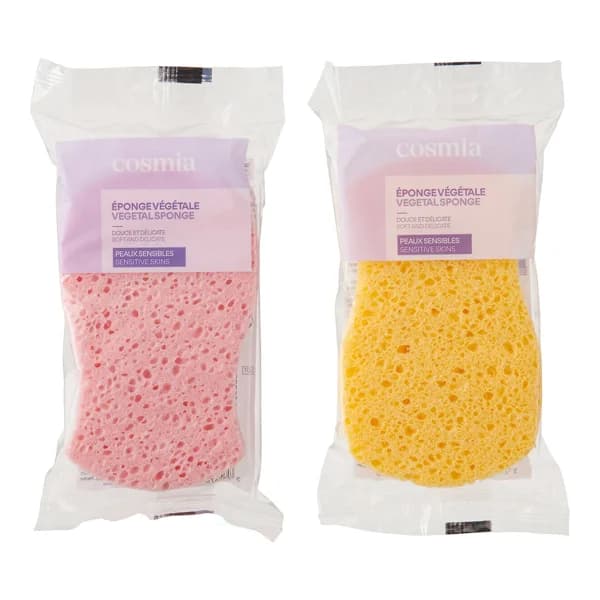 COSMIA Esponja vegetal suave y delicada, para pieles sensibles. - 1 ud - Imagen del producto en Findit