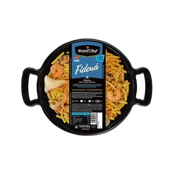 ROYAL CHEF Fideuá, calentar y listo ROYAL CHEF 350 g - 0.35 kg - Imagen del producto en Findit