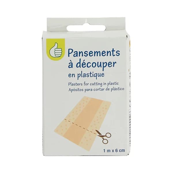PRODUCTO ECONÓMICO ALCAMPO Apósito de plástico transpirable de 6 cm, para cortar al tamaño que necesitamos PRODUCTO ECONÓMICO ALCAMPO 1 m. - 1 m - Imagen del producto en Findit